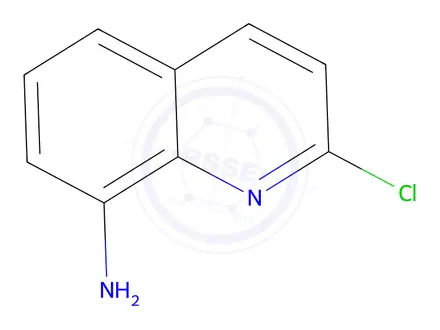 Chemical structure of 8-Amino-2-chloroquinoline