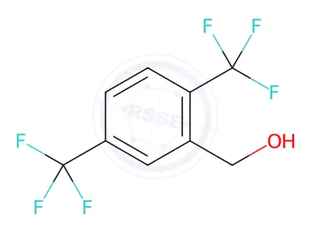 Chemical structure of 2,5-BIS(TRIFLUOROMETHYL)BENZYL ALCOHOL
