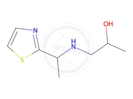 Chemical structure of 1-((1-(Thiazol-2-yl)ethyl)amino)propan-2-ol
