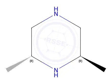 Chemical structure of (2R,6R)-2,6-Dimethylpiperazine Dihydrochloride