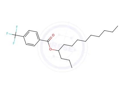 Chemical structure of 4-Tridecyl Ester 4-Trifluoromethylbenzoic Acid
