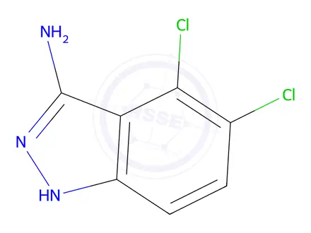 Chemical structure of 4,5-Dichloro-1H-indazol-3-amine