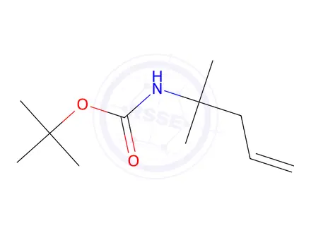 Chemical structure of tert-Butyl (2-methylpent-4-en-2-yl)carbamate