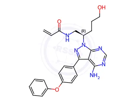 Chemical structure of Ibrutinib Impurity 321