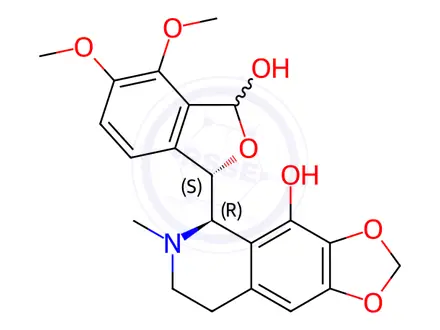 Chemical structure of rac-1-O-Demethyl Papaveroxine