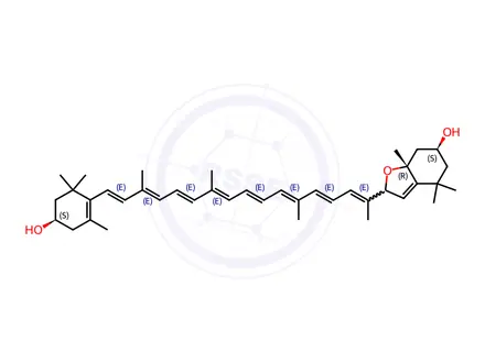 Chemical structure of Zeaxanthin Impurity 4