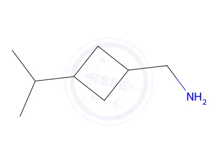 Chemical structure of (3-Isopropylcyclobutyl)methanamine