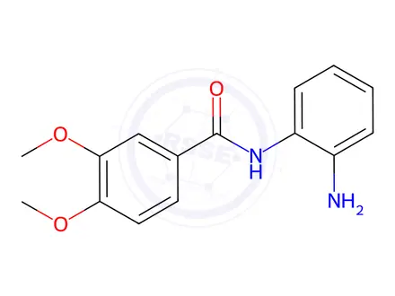 Chemical structure of N-(2-aminophenyl)-3,4-dimethoxybenzamide