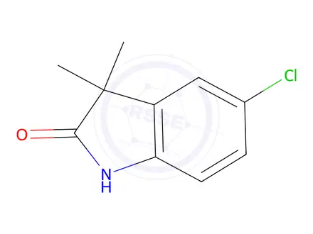 Chemical structure of 5-chloro-3,3-dimethyl-2,3-dihydro-1H-indol-2-one