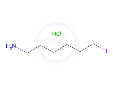 Chemical structure of 6-Iodohexan-1-amine hydrochloride