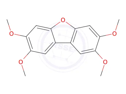 Chemical structure of 2,3,7,8-Tetramethoxydibenzo[b,d]furan
