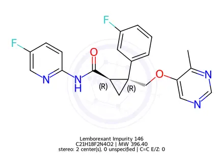Chemical structure of Lemborexant Impurity 146