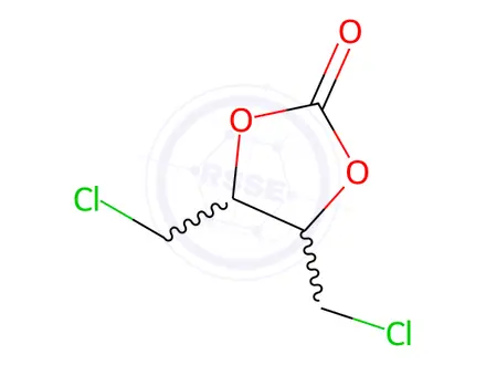Chemical structure of 4,5-Bis(chloromethyl)-1,3-dioxolan-2-one