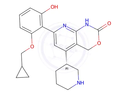 Chemical structure of (R)-BAY 65-1942, >98% (HPLC)