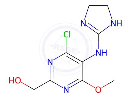 Chemical structure of Moxonidine Hydroxy Impurity
