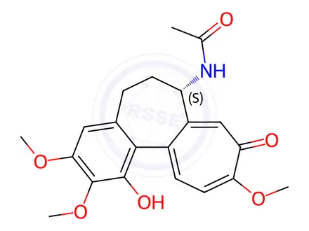 Chemical structure of 1-O-Demethyl Colchicine
