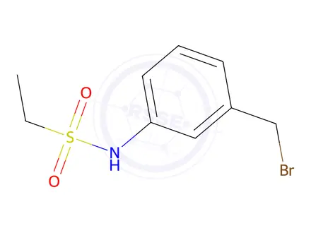 Chemical structure of N-(3-(BROMOMETHYL)PHENYL)ETHANESULFONAMIDE