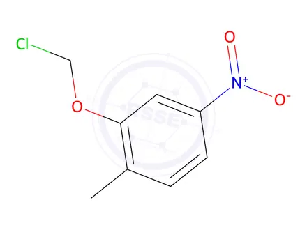 Chemical structure of 2-(Chloromethoxy)-1-methyl-4-nitrobenzene