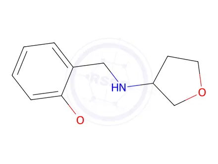 Chemical structure of n-[(2-methoxyphenyl)methyl]oxolan-3-amine