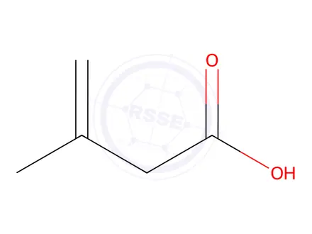 Chemical structure of 3-methylbut-3-enoic acid