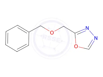 Chemical structure of 2-[(benzyloxy)methyl]-1,3,4-oxadiazole