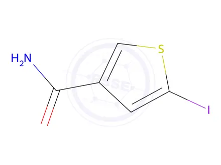 Chemical structure of 5-Iodothiophene-3-carboxamide