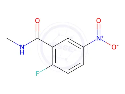 Chemical structure of 2-Fluoro-N methyl-5-nitrobenzamide