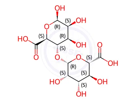 Chemical structure of D-dimannuronic acid disodium salt