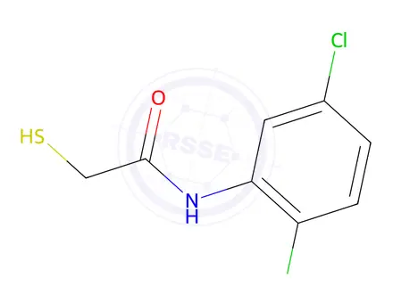 Chemical structure of N-(2,5-Dichlorophenyl)-2-mercaptoacetamide