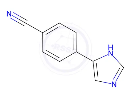 Chemical structure of 4-(1H-IMIDAZOL-4-YL)-BENZONITRILE