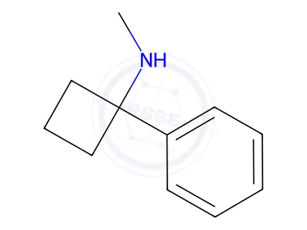 Chemical structure of N-Methyl-1-phenylcyclobutanamine