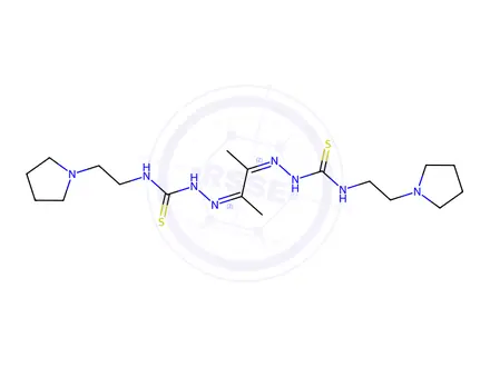 Chemical structure of 1,1'-(1,2-Dimethyl-1,2-ethanediylidene)bis[4-[2-(pyrrolidin-1-yl)ethyl]thiosemicarbazide]