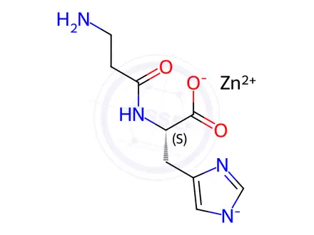 Chemical structure of Polaprezinc