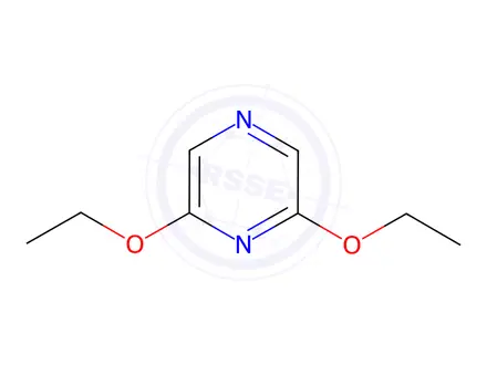 Chemical structure of 2,6-Diethoxypyrazine