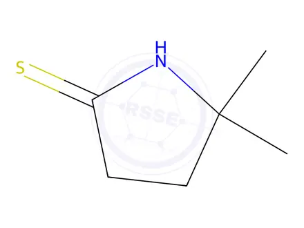 Chemical structure of 5,5-Dimethyl-2-pyrrolidinethione