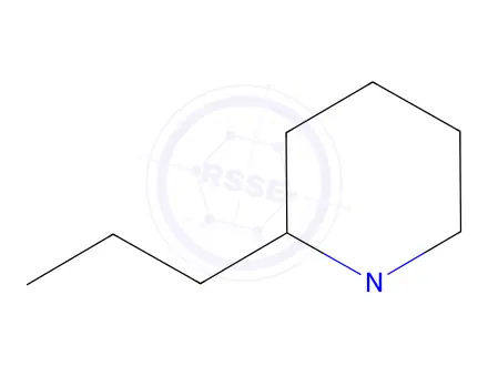 Chemical structure of 1-Piperidinecarboxaldehyde, 2-propyl-(9CI)