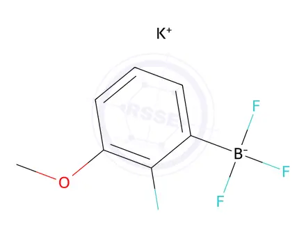 Chemical structure of Potassium trifluoro(2-fluoro-3-methoxyphenyl)borate