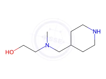 Chemical structure of 2-[Methyl(4-piperidinylmethyl)amino]-1-ethanoldihydrochloride