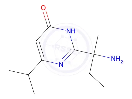 Chemical structure of 2-(2-Aminobutan-2-yl)-6-isopropylpyrimidin-4(3H)-one