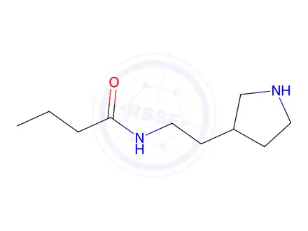 Chemical structure of n-(2-(Pyrrolidin-3-yl)ethyl)butyramide