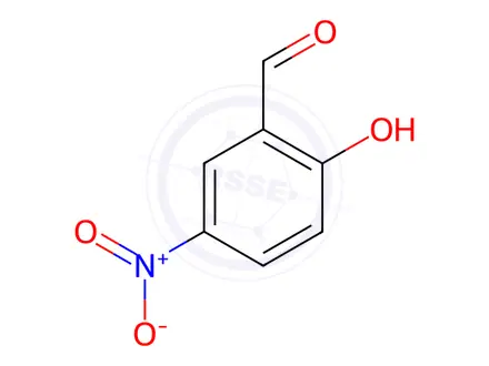 Chemical structure of 5-Nitrosalicylaldehyde
