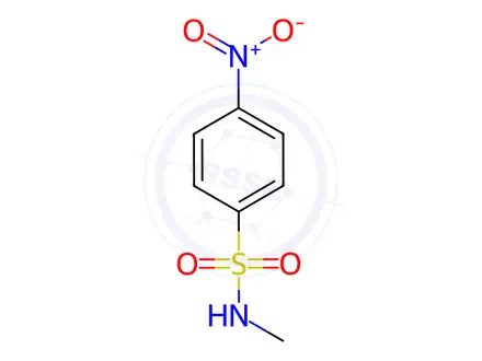 Chemical structure of N-Methyl-4-nitrobenzenesulfonamide