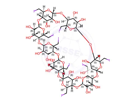Chemical structure of Sugammadex sodium Impurity 136