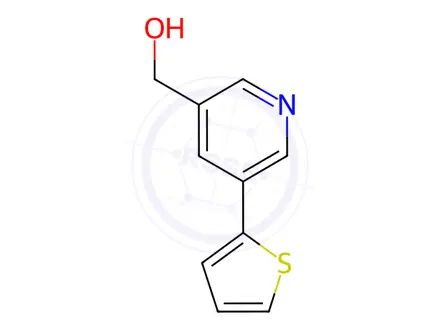 Chemical structure of [5-(2-Thienyl)-3-pyridyl]methanol
