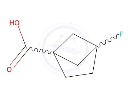 Chemical structure of 4-Fluorobicyclo[2.1.1]Hexane-1-carboxylic acid