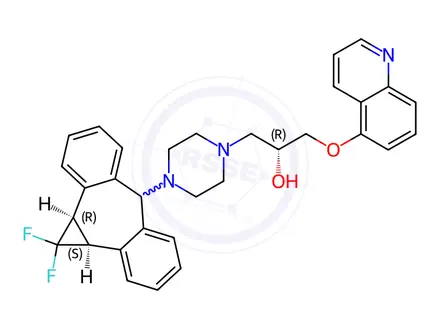 Chemical structure of Zosuquidar Trihydrochloride