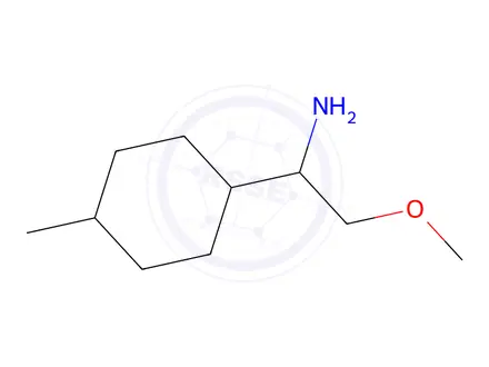 Chemical structure of 2-methoxy-1-(4-methylcyclohexyl)ethan-1-amine