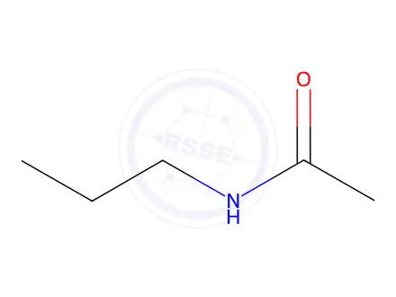 Chemical structure of N-(n-propyl)acetamide