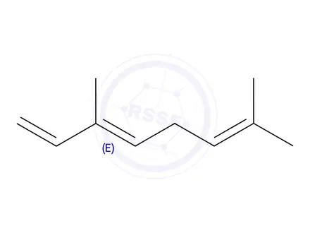 Chemical structure of Ocimene Impurity 2 ((E)-β-Ocimene)