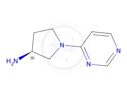 Chemical structure of (S)-1-(pyrimidin-4-yl)pyrrolidin-3-amine